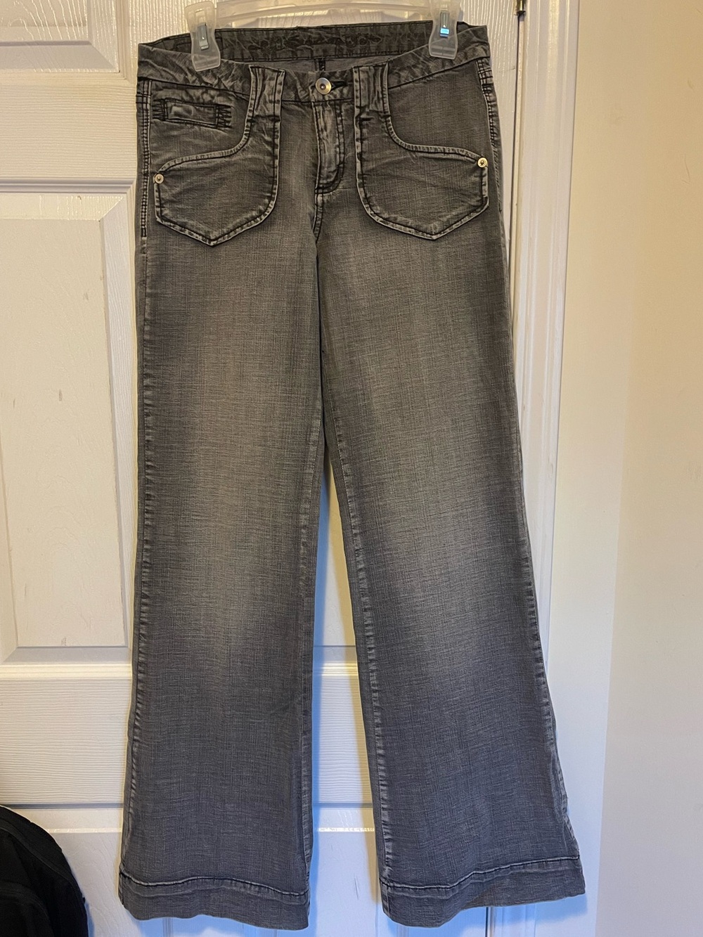 Seductions Vintage 2000s Gray Flare Jeans Like New (worn once)